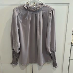 Women’s Grey Blouse Small Never Worn